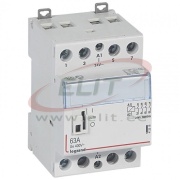 Modular Contactor CX³, 4NO 63A 400VAC, cv 24VAC, handle, 3M, TS35, Legrand