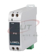 DC Signal Converter/isolator P10, input 0..10V, output 4..20mA, sv 24..60VAC/DC, TS35, Lumel