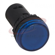 Pilot Light Osmoz, LED, ø22.5mm, 230VAC, IP66/69K IK05, Legrand, blue