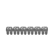 Marker CAB3, 1.5..2.5mm², 8, strip 30pcs, Legrand, grey