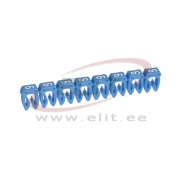 Marker CAB3, 4..6mm², 6, strip 20pcs, Legrand, blue