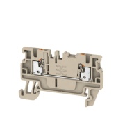 Feed-through Terminal Block Block A2C 1.5, 1-tier, 1.5mm² 17.5A 500V, push-in, Weidmüller, beige