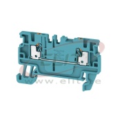 Feed-through Terminal Block A2C 1.5 BL, 1-tier, 1.5mm² 17.5A 500V, push-in, Weidmüller, blue