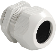 Cable Gland Syntec, M63x1.5, ø32..44mm| 1piece sealing insert, wrench 65mm, thread 16mm, -30..100°C, PA6 ^TPE, HF, incl. O-ring, CE/UL/VDE, IP68, light grey