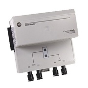 Fiber Ring Repeater, dual, medium, 24VDC, TS35