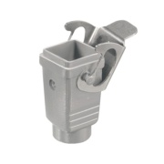 Coupling hood HDC 04A KOLU 1M20G, size 1, side-locking clamp on lower side, diecast aluminium, -40..125°C, M20, IP65, Weidmüller