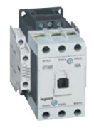 Contactor CTX³ 65, 22kW 50/70A 3x400VAC, aux. 2NO, 2NC 16A 240VAC, cv 24VDC, TS35, panel mount, Legrand