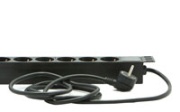 Power Distribution Unit 10-in. 1U 4x2P+E 3G1.5 1.8m, black