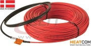 Heating Cable Ø5,0mm 20W/m 90,0m 1800W, 29,3Ω 7,8A 230V, cold cable 2,5m, Heatcom