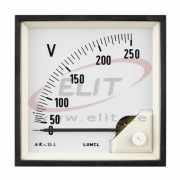 Ammeter EA19, moving-iron, 600A 600/5, cl.1.5, scala 90°, ■96x96mm/ □92x92mm, IP52/20, Lumel
