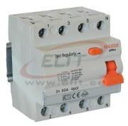 EPR-4M-40-30 « Residual Current Circuit Breaker EPR, 4P 63A 30mA 6kA, type AC, 16/25mm²| 2..3.5Nm