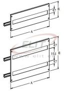 Modular Panel EUPM, punched, 600Wx200H| 24M, incl. accessories, mounting rail, ETA, grey