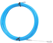 Conduit Ducting Cable Puller LO88m, steel fish tape, spring guided roller head, eyelet, steel wire, plastic, Ø3.6mm, L20m, 150kg
