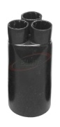 Cable Breakout HLB 310, 3cores, 38/16mm, wall thick 2.7mm, L98mm, crosslinked polyolefin -55..125°C/ +130°C, UV resistant, black