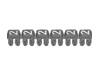 Marker CAB3, 1.5..2.5mm², 8, strip 30pcs, Legrand, grey