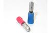 Bullet Disconnector Kog m 4 r, insulated, 0.5..1.5mm² 300V, D4mm, -25..75°C, PVC, brass, 100pcs/pck, red