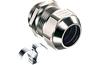 Cable Gland Progress EMC easyConnect, M40x1.5, ø24..33mm| 2piece sealing insert, thread 8mm, ss 1.4310 contact spring, -60..100°C, nickel-plated brass, TPE, NBR, incl. O-ring, CE/IEC/VDE/UL/EAC, IP68/69, Agro