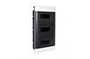FM Distribution Box Practibox S, 3x 12M, 90A 230/400VAC, PEN 24+24| 1.5..16mm², 328x535x103, IP40 IK07 cl.II, white with smoked transparent door, Legrand