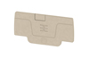 End Plate AEP 2C 1.5, Weidmüller, beige