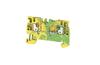 PE Terminal Block A2C 1.5 PE, 1.5mm² 180A 500V, push-in, Weidmüller, yegr