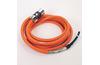 Power Cable Kinetix®, for RDB direct drive motors, non-flex, SpeedTec DIN motor end to flying-lead drive end, 35.6A 600V, industrial TPE, 4x 10AWG, 5m, orange