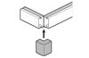 External Angle DLP-S, 20x12mm, Legrand, white