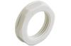 Locknut w. Flange Synthetic, PG29, wrench 46mm, thread 8mm, -30..100°C, PA6, HF, light grey