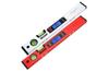 Digital Electronic Level/Angle Gauge, 360° angle finder res. 0.1°29.4 acc. 0..90°≤0.1°, range 4x 90°, work temperature 5..50°C, work humidity ≤85% RH, 4x built-in on base plate, 2x 1.5V AAA battery not incl., L400mm, GVDA