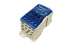 Power Distribution Block Al/Cu, 185mm²|10Nm/ 2x35mm²|4Nm ^5x16mm²|2.5Nm ^4x10mm²|2Nm 400A 690VAC, TS35^mounting plate
