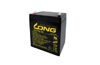 Battery WP, 12V 5.0Ah, Faston tab 250, 90x107x70mm, Long