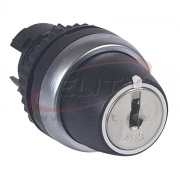 Pöördlüliti Osmoz, head| key (455) handle, 1»0·«2 (-45°-0-45°), ø22.5mm, IP66/69K IK05, Legrand, must