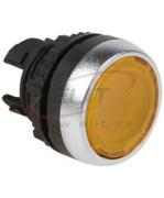 Surunupp Osmoz, head| ill., ø22.5mm, metal bezel, IP66/69K IK05, Legrand, kollane