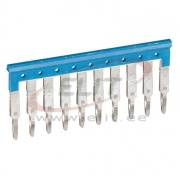 Cross-Connector Viking™3, 4/ 10pins 32A, pitch 6, blue