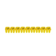 Juhtmemärgis CAB3, 0.5..1.5mm², L, ribas 30pcs, kollane