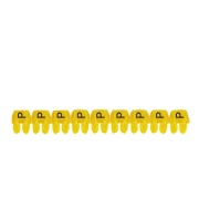 Juhtmemärgis CAB3, 0.5..1.5mm², P, ribas 30pcs, kollane
