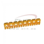 Juhtmemärgis CAB3, 1.5..2.5mm², S, ribas 30pcs, Legrand, kollane