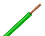 Juhe H05V-K, 0.75mm² 300/500V -40..70°C, 100m/pck, roheline