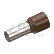 Juhtmehülss kraega Ce 250016 w, H25x16mm, 50pcs/pck, pruun
