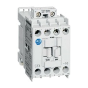 IEC Contactor 100-C, 10kW 23/32A 3x690VAC, aux. 1NO, cv 230VAC, TS35, panel mount, Allen-Bradley