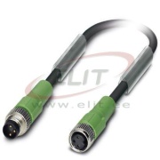 Sensor/actuator Cable SAC-3P-M 8MS/ 0.3-PUR/M 8FS, 1pcs/pck, Phoenix