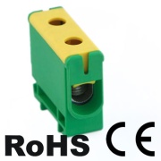 Hargnemisklemm UK16/1PE, 1P (2ava) 1.5-16mm² 75/85A 690V, TS35, MaxPRO, koro