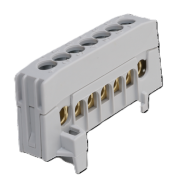 L-klemm A7-F2, 7x16mm², 63A 690V, puutekindel, TS35, Z2, hall