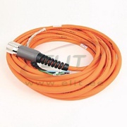 Motor Power/Brake Cable Kinetix, MP/RDD (400V class) direct drive motors, 8A 600V, SpeedTec DIN » flying-lead, shielded, 20m industrial TPE, orange