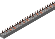 Voolulatt G-4L-1000/16, L1-L2-L3-N, 56M| 14x4, 16mm², fork, fork, pitch 17.8mm, screw M5-M6, MaxPro