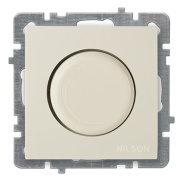 Märktulega dimmer Touran, 1000W, sulariga, süvis, Nilson, beež