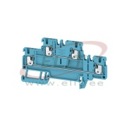 Pist-riviklemm A2T 1.5 BL, 2-tier, 1.5mm² 16A 500V, push-in, Weidmüller, sinine
