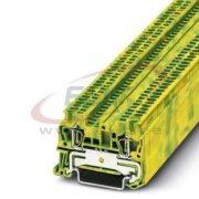 Ground Terminal Block ST 1.5-PE, spring-cage, 50pcs/pck, Phoenix