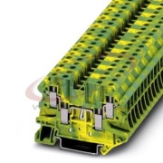 Ground Modular Terminal Block UT 4-QUATTRO-PE, 50pcs/pck, Phoenix