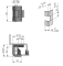 Nurgahing 3-190, avanemisnurk 180°, karastatud terasest tihvt, vasak, parem käelisus, ukseplaadi paksus 1.0..1.5mm, Industrilas, kroom