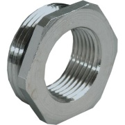 Läbiviigu üleminek, M40x1.5 » M32x1.5, mutrivõti 46mm, keermepikkus 8mm, -40..100°C, nikeldatud messing, NBR, komp. O-ring, IP68
